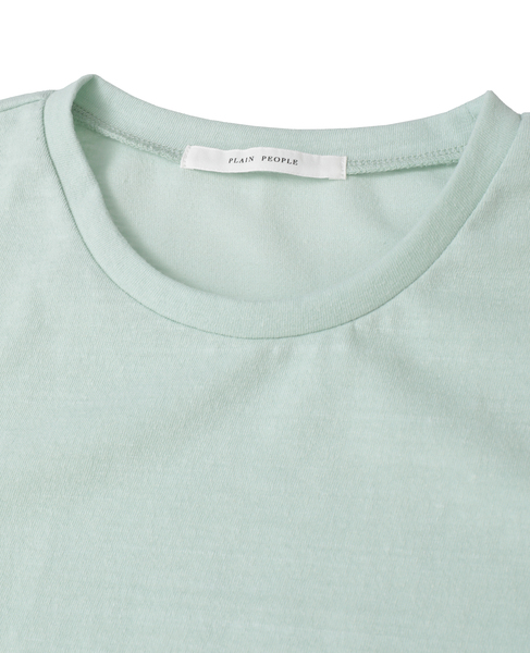 ムラ糸アーサー天竺/SUVINノースリーブTシャツ 詳細画像 ミント 3