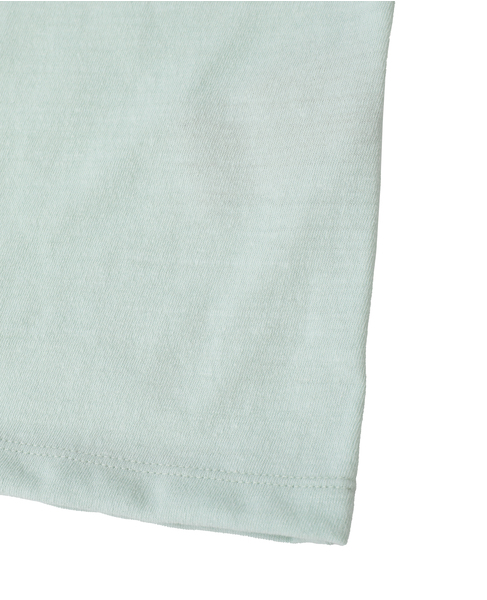 ムラ糸アーサー天竺/SUVINノースリーブTシャツ 詳細画像 ミント 5