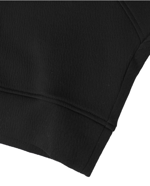 コットンナイロンダブルスウェットプルオーバー 詳細画像 ブラック 6