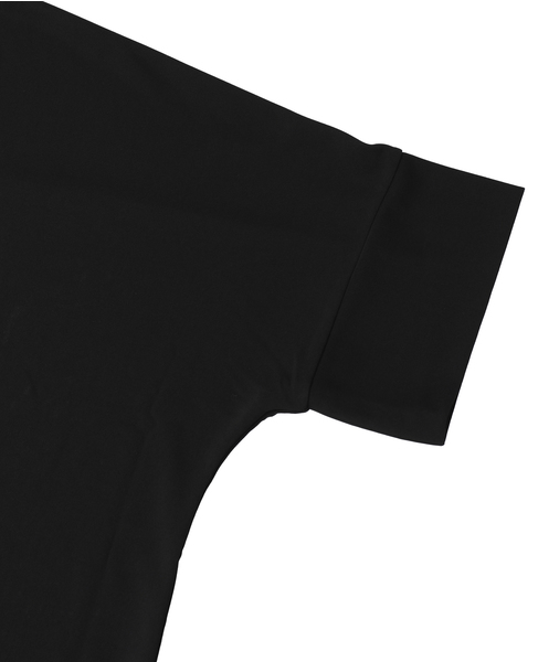 トリアセテートドライポンチモックネックトップス 詳細画像 ブラック 4