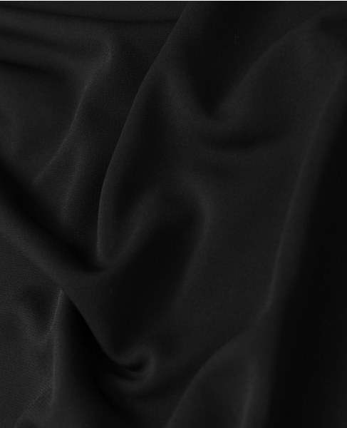 トリアセテートドライポンチモックネックトップス 詳細画像 ブラック 6