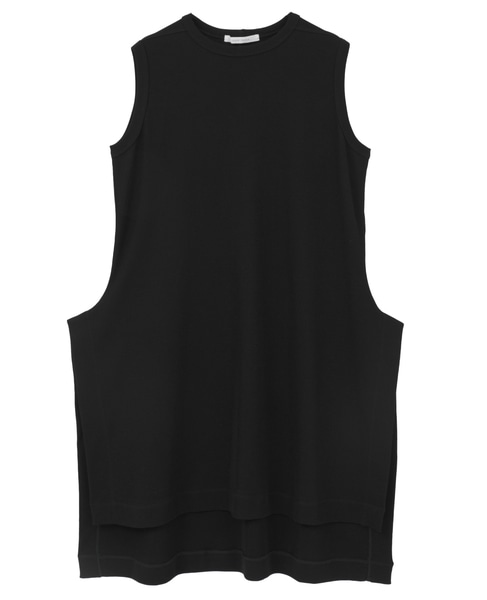 強撚スムースチュニック 詳細画像 ブラック 1