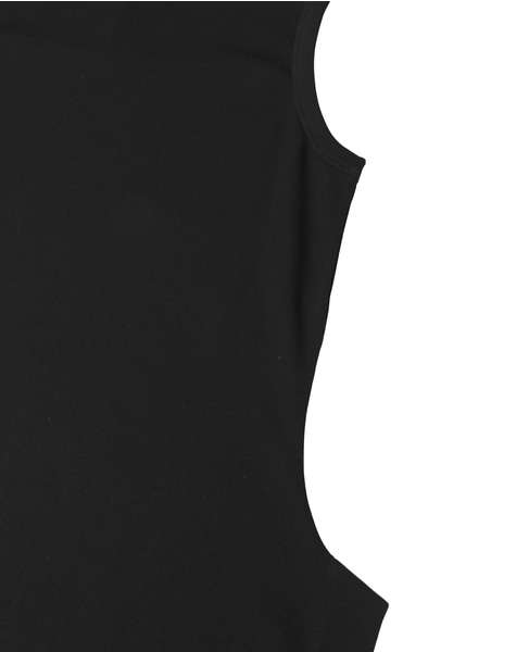 強撚スムースチュニック 詳細画像 ブラック 5