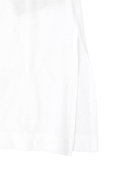 ハイツイストフライスタンクトップレイヤードTシャツ 詳細画像 ホワイト&times;ブラック 10