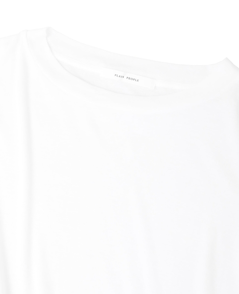 ハイツイストフライスタンクトップレイヤードTシャツ 詳細画像 ホワイト&times;ブラック 8