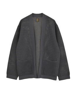 【BATONER/バトナー】サマーニット/BUTTONLESS CARDIGAN