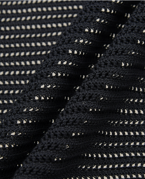 【BATONER/バトナー】サマーニット/BUTTONLESS CARDIGAN 詳細画像 ネイビー 6