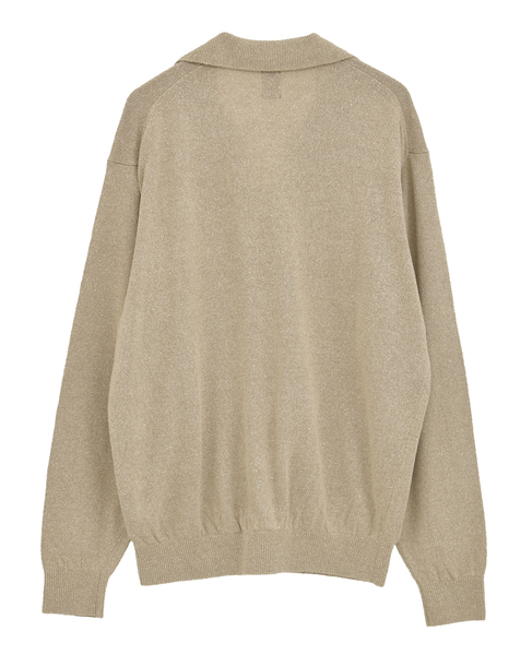 【BATONER/バトナー】サマーニット/REVIVAL SILK SKIPPER 詳細画像 ベージュ 2