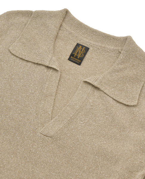 【BATONER/バトナー】サマーニット/REVIVAL SILK SKIPPER 詳細画像 ベージュ 3