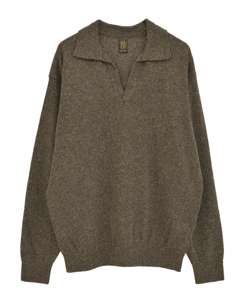 【BATONER/バトナー】サマーニット/REVIVAL SILK SKIPPER 詳細画像 ブラウン 1