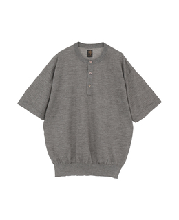 【BATONER/バトナー】チョマヘンリーネック/SHORT SLEEVE
