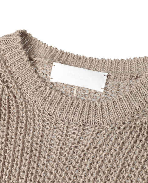 【intoca./イントゥーカ】サマーニット/261-LILL-PO-0102 詳細画像 ベージュ 3