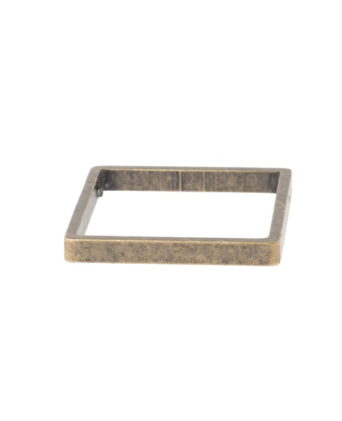 【IMUKA TIMUKAT 】Square Ring (15号)  詳細画像 ブロンズ 2