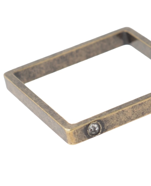 【IMUKA TIMUKAT 】Square Ring (15号)  詳細画像 ブロンズ 4