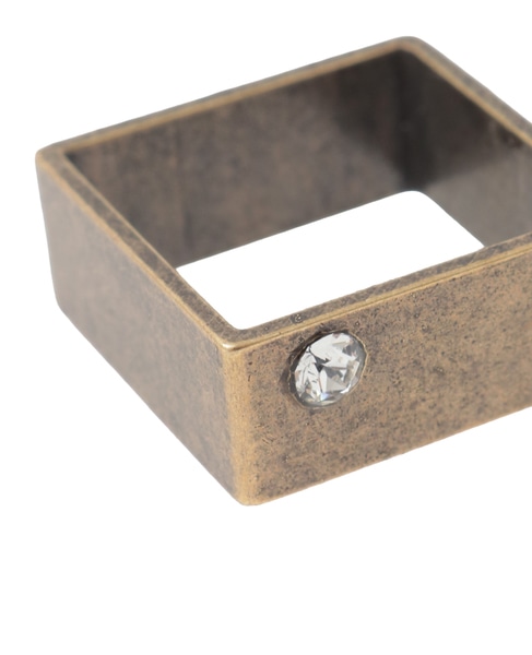 【IMUKA TIMUKAT 】Square Ring (15号)  詳細画像 ブロンズ 4