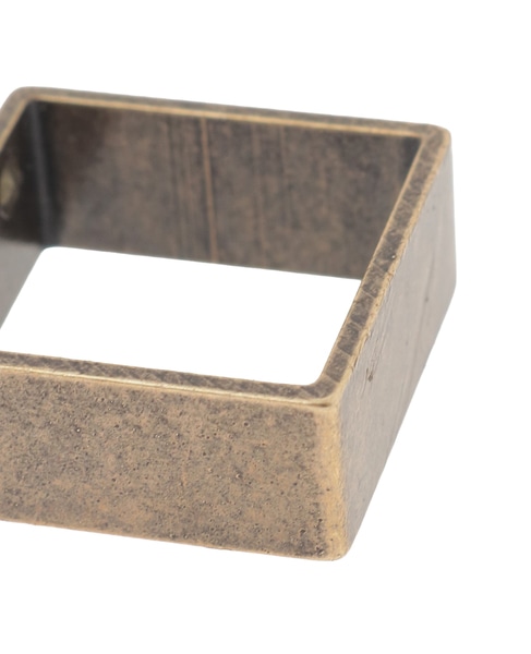 【IMUKA TIMUKAT 】Square Ring (15号)  詳細画像 ブロンズ 5