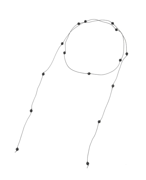 【ANNIKA INEZ/アニカイネズ】ベルト-ネックレス/Beaded Belt-Necklace 詳細画像 ブラック 1