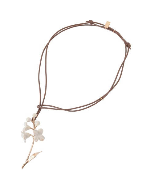 【RENARD BIJOUX/ルナール ビジュー】ネックレス/FLOWER CHOKER NECKLACE 詳細画像 ホワイト 1