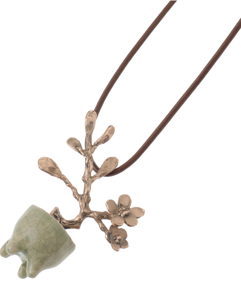 【RENARD BIJOUX/ルナール ビジュー】ネックレス/BONSAI 詳細画像 グリーン 2
