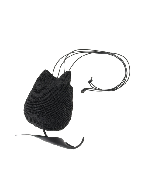 【UCA/ウカ】crocheted tulip Bag medium 詳細画像 ブラック 6