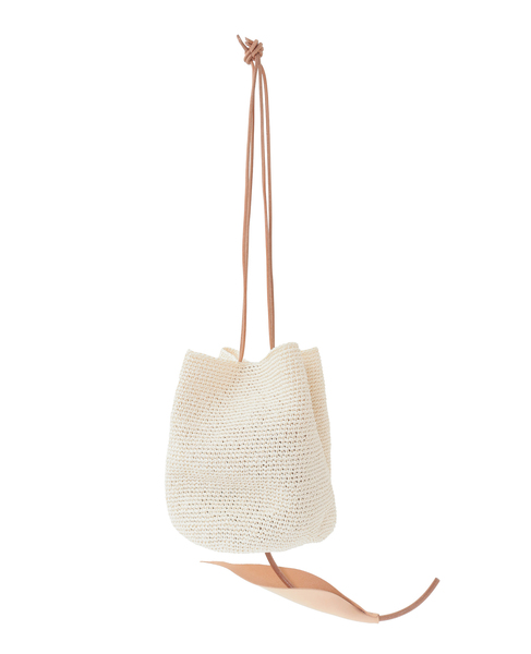 【UCA/ウカ】crocheted tulip Bag large 詳細画像 ホワイト 1