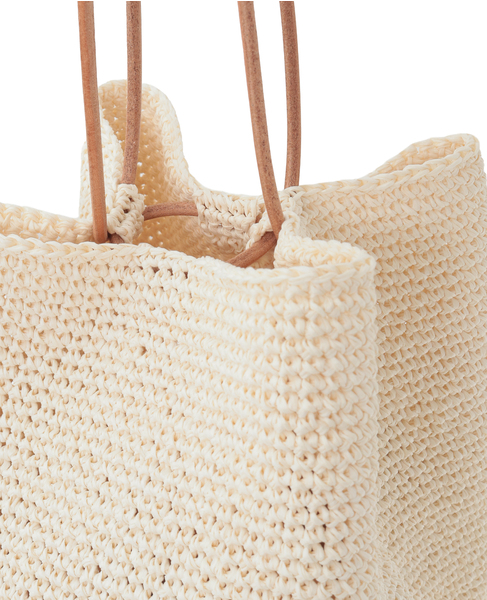 【UCA/ウカ】crocheted tulip Bag large 詳細画像 ホワイト 4