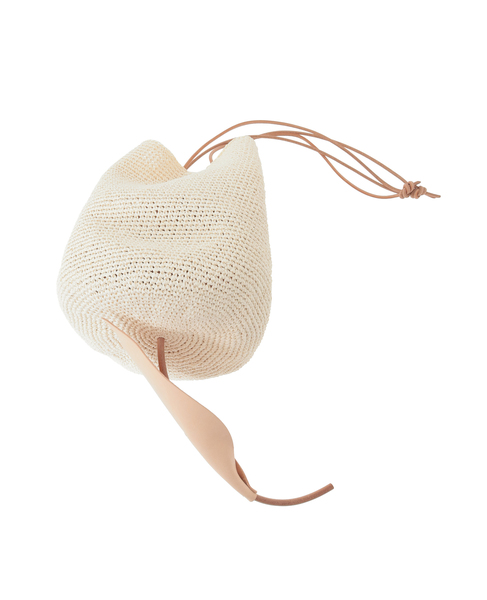 【UCA/ウカ】crocheted tulip Bag large 詳細画像 ホワイト 6