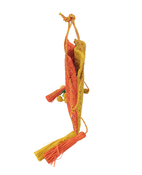 【MAISON N.H PARIS/メゾンエヌアッシュパリ】巾着バッグ/ROXANE CHARM 詳細画像 オレンジ 2