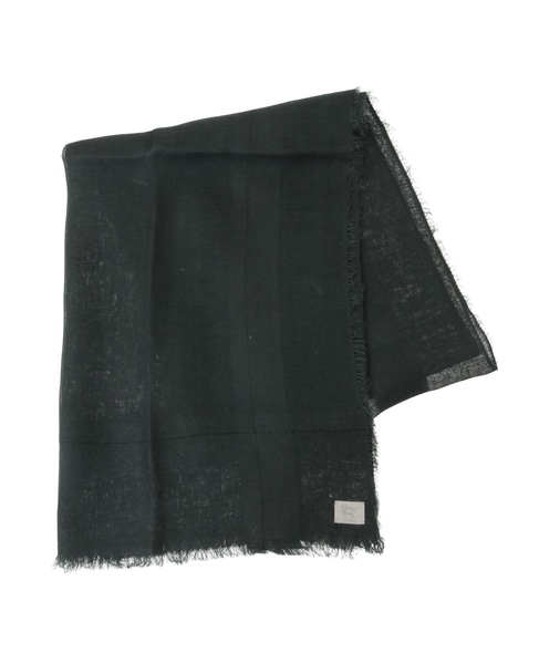 【NIMNIMDUAI/ニムニムデュアイ】ストール/LINEN GAUZE BLOCK CHECK 詳細画像 グリーン 1