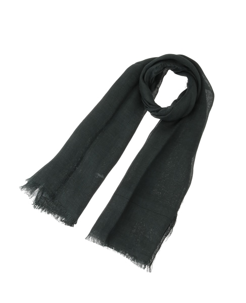 【NIMNIMDUAI/ニムニムデュアイ】ストール/LINEN GAUZE BLOCK CHECK 詳細画像 グリーン 7