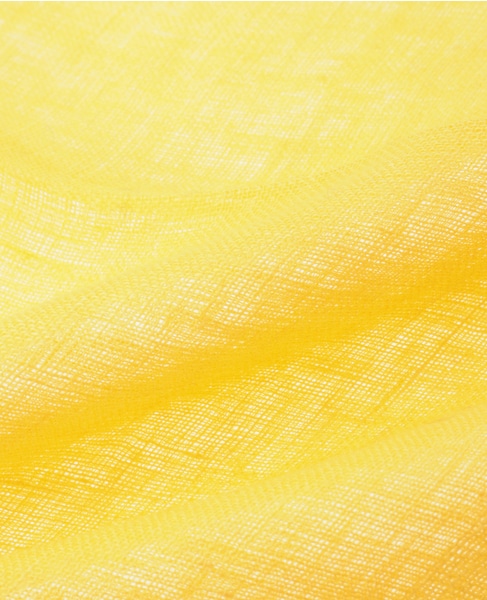 【NIMNIMDUAI/ニムニムデュアイ】ストール/PREMIUM LINEN GAUZE SQUARE 詳細画像 イエロー 4