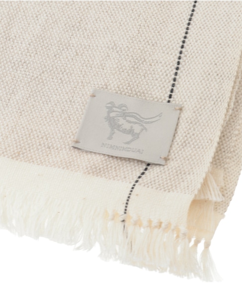 【NIMNIMDUAI/ニムニムデュアイ】ストール/ALLO COTTON PLAIN 詳細画像 オフホワイト 5