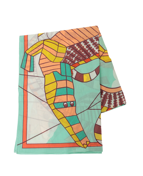 【INOUI EDITIONS/イヌイエディション】ストール/CERFS VOLANTS 詳細画像 ターコイズ 2