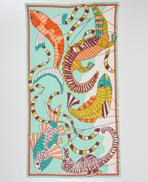 【INOUI EDITIONS/イヌイエディション】ストール/CERFS VOLANTS 詳細画像 ターコイズ 7