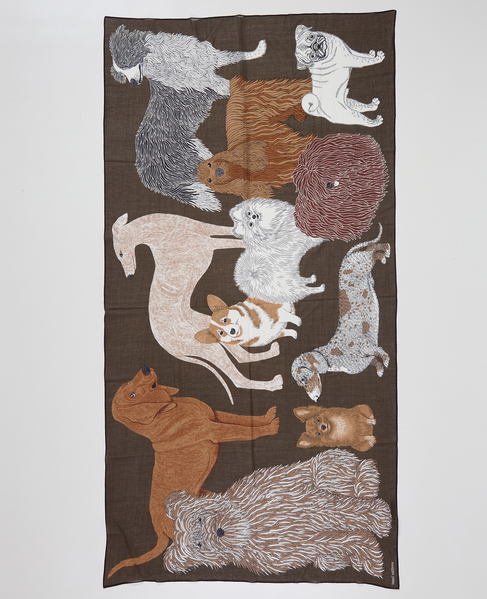 【INOUI EDITIONS/イヌイエディション】ストール/COTTON TOUTOU 詳細画像 グレー 7