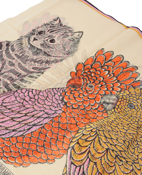 【INOUI EDITIONS/イヌイエディション】ストール/CARACAT 詳細画像 ホワイト 5