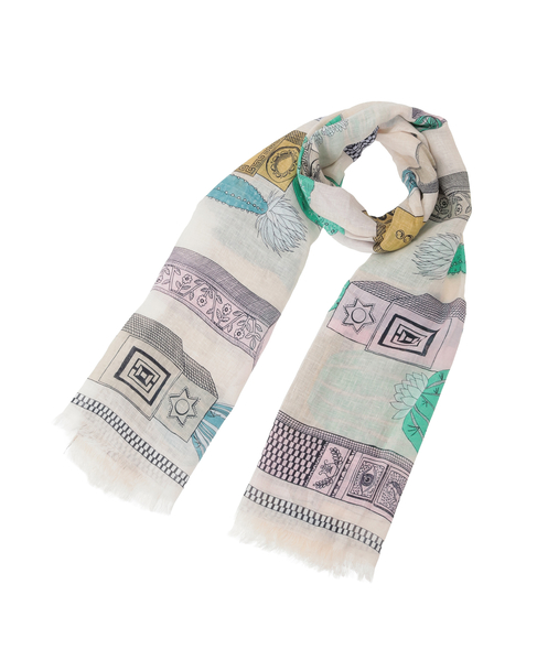 【INOUI EDITIONS/イヌイエディション】ストール/TEQUILA 詳細画像 ホワイト 1