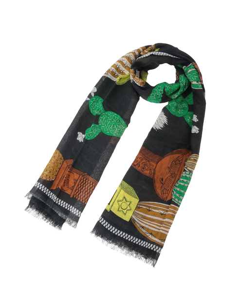 【INOUI EDITIONS/イヌイエディション】ストール/TEQUILA 詳細画像 イエロー 1