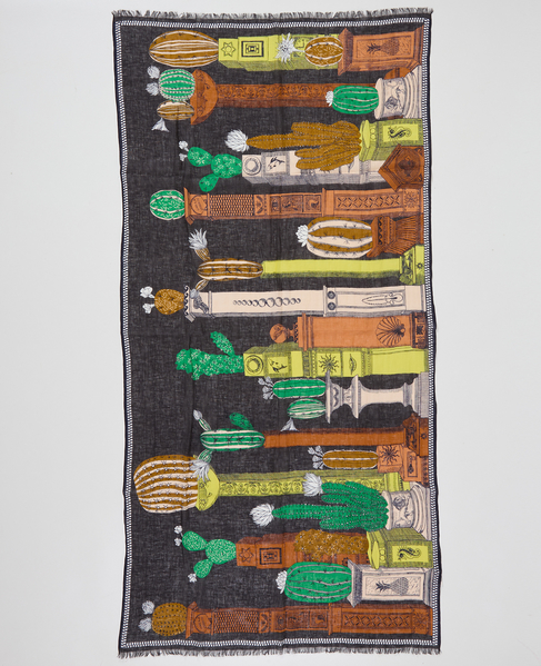 【INOUI EDITIONS/イヌイエディション】ストール/TEQUILA 詳細画像 イエロー 3