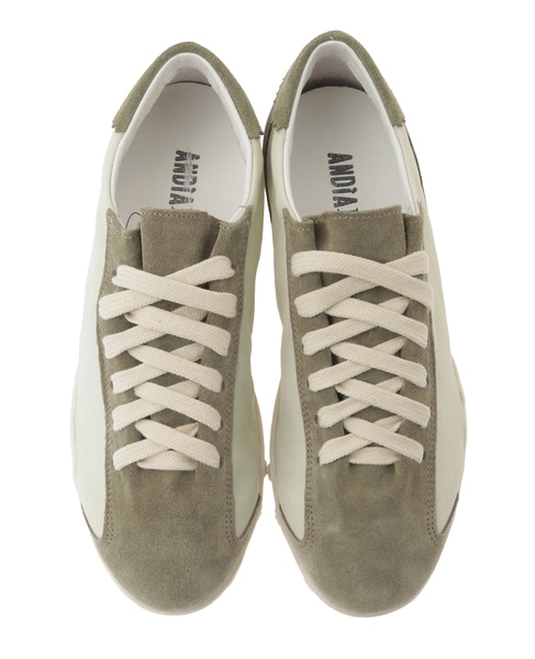 【Andia Fora/アンディアフォラ】スニーカー/PLAY 詳細画像 カーキ 2