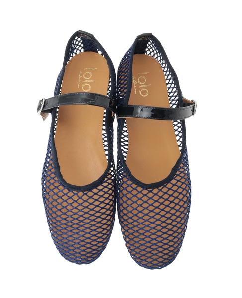 【LOLO BALLERINA/ロロ・バレリーナ】フラットシューズ/SALINA MESH VIDEO 詳細画像 ネイビー 2