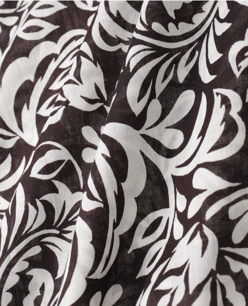 ボタニカルプリントドルマンワンピース 詳細画像 ブラウン 15