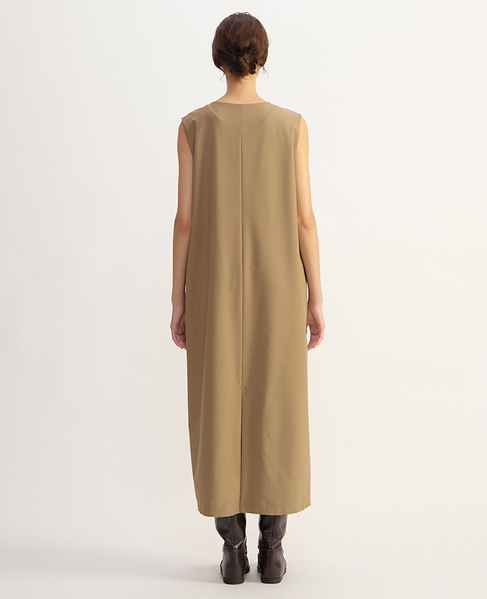 トロピカルウールヴァルーズドレス 詳細画像 ベージュ 3
