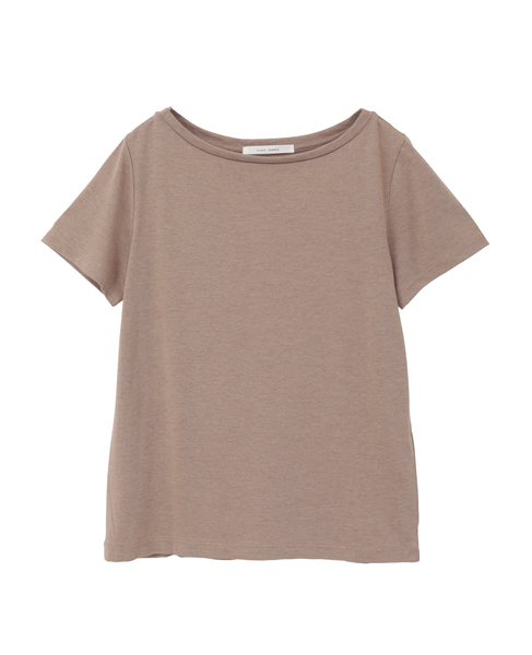 ヴィンテージプレーティングジャージーボートネックTシャツ 詳細画像 ベージュ 1