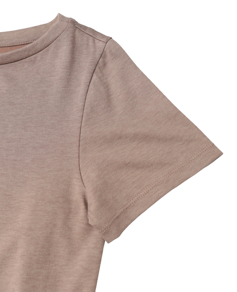 ヴィンテージプレーティングジャージーボートネックTシャツ 詳細画像 ベージュ 4