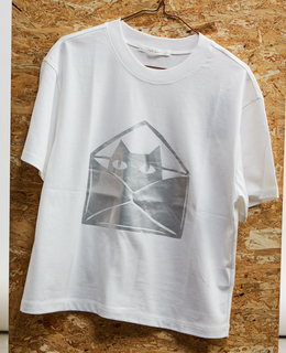 キャットプリントTシャツ