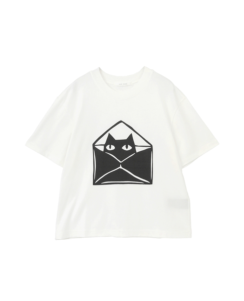 キャットプリントTシャツ 詳細画像 ホワイトB 2