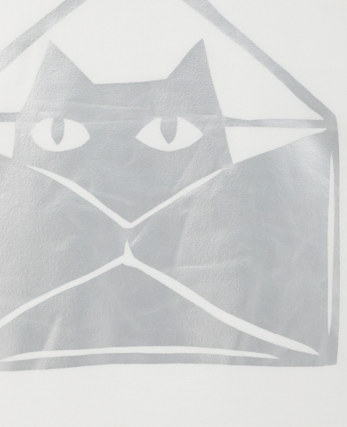 キャットプリントTシャツ 詳細画像 ホワイトD 3