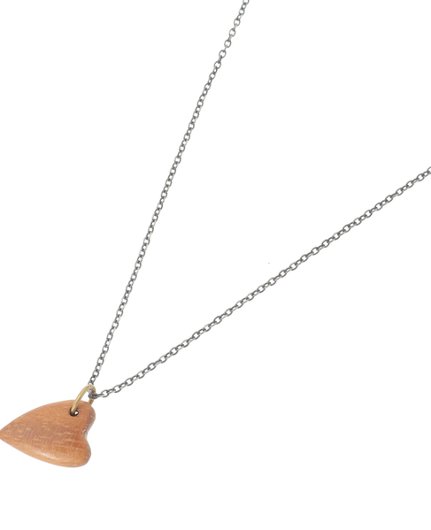 【MC Mathias Chaize/マティアス・シェーズ】ネックレス/NK-172 NECKLACE SILVER CHAINS WITH HEART 詳細画像 ブロンズ 2