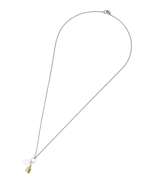 【MC Mathias Chaize/マティアス・シェーズ】ネックレス/NK-165 NECKLACE SILVER CHAINS WITH 1G D'AMOUR 詳細画像 ブロンズ 1